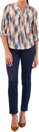 FDJ Suzanne Straight Leg Jeans In Pleasant Wash