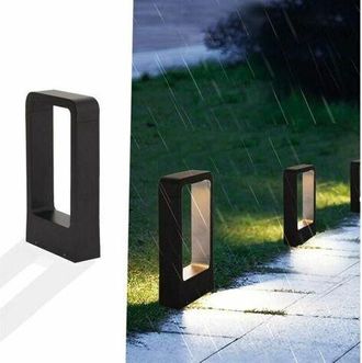 OEM Baliza Led De 7w 3000k Ip65 - Iluminaci&oacute;n Exterior Impermeable - Aluminio Fundido - Instalaci&oacute;n R&aacute;pida Con Conector De Derivaci&oacute;n