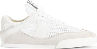 Chloé White Kick Textile Sneakers-Donna