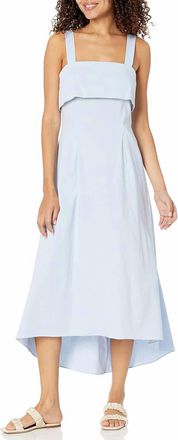 Theory Womens Flap Midi Dress In Breeze