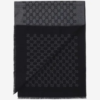 Gucci Mens Scarf, Wool, Multicolour Scarfs