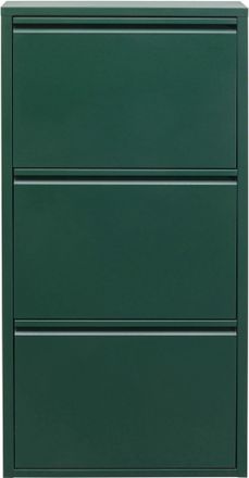 Kare Design Zapatero caruso de 3 compartimientos verde