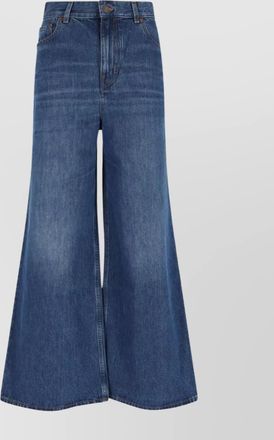 Chloé straight leg trousers belt loops