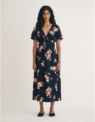 Nobody's Child Womens Cory Midi Dress - Multi - Size: 8