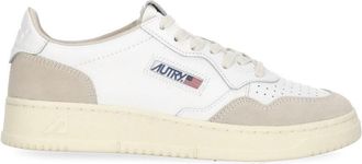 Autry Medalist Low White Leather Sneakers