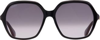 Cartier Signature C Violet Cat Eye Ladies Sunglasses CT0469S 004 53