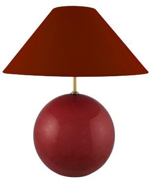 Globen Lighting Design Tischlampe Iris 35 - Burgundrot