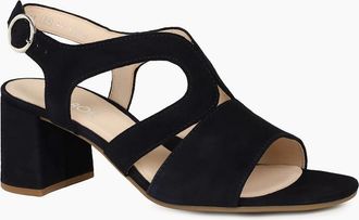 Gabor Womens Adventure Womens Heeled Sandal - Black - Size: 5.5