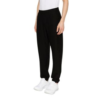 Emporio Armani Sweatpants, male, Black, Size: XL Cotton Blend Sweatpants