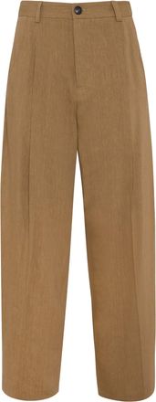 Tela Ruben New Wide-Leg Cropped Tapered Pants