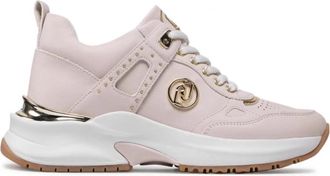 Liu Jo Beige Sneakers Lily 05 Similpelle - Dames - Sneakers - Roze - 37 EU - Leer - Schoenen