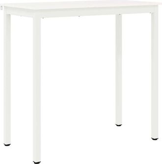 vidaXL Bar Table White 110 x 55 x 105 cm Solid Pine Wood vidaXL