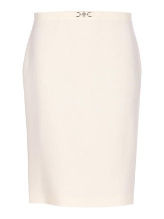 Versace White Responsible Skirt