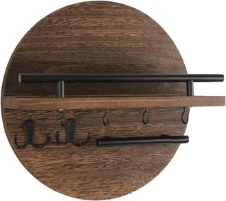 OEM Gancho Circular De Madera Para Colgar Llaves En La Pared, Con Gancho Para Decoraci&oacute;n De Pared, Perchero De Entrada, Gancho Decorativo Para Sala De Est