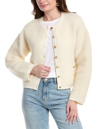 Rag & Bone Rag & Bone Kaia Boucle Wool & Alpaca-Blend Cardigan