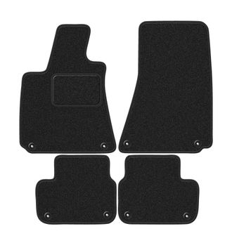 OEM Alfombrillas De Terciopelo Para Coche: Maserati Ghibli Iii Sed&aacute;n (2015-) Antracita