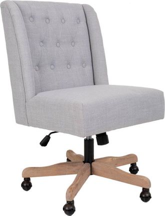 Wanderlust Deco Wanderlust Deco - Silla Tapizada Con Ruedas Gris 54x43x104