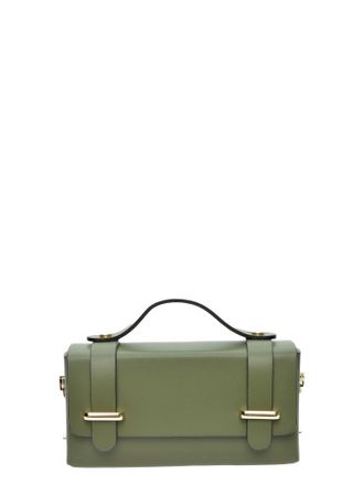 Isabella Rhea Khaki Rundleer Tas