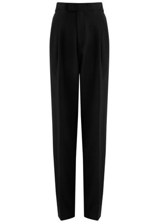 BETTTER Truman Tapered Wool-blend Trousers - Black - S (UK8-10 / S)