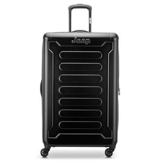 Jeep JH004C Checked-Large 28 Inch Hardside Expandable Luggage with Spinner Wheels in Black at Nordstrom