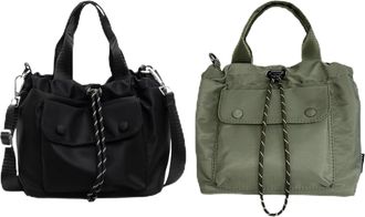 Generic Cymwer Drawstring Bucket Bag Oxford Cloth Underarm Handbag for Female Lady (Black)