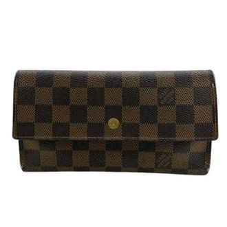 Louis Vuitton Portafoglio in pelle Pre-owned - - Pre-owned - Donna - Marrone - ONE SIZE