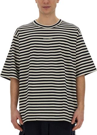 Dolce & Gabbana T-Shirt With Logo-Uomo