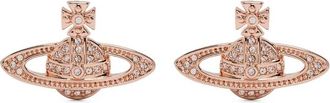 Vivienne Westwood Mini Bas Relief Oorbellen - Dames - Oorbellen - Roze - ONE Size - Accessoires