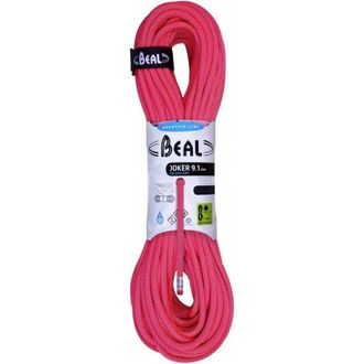 Beal Cuerda De Escalada Beal Joker 9,1 Mm 50 M Golden Dry Unicore - Naranja