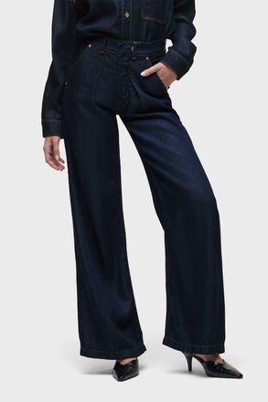Hudson James High-Rise Wide Leg Pant in Rinse at Nordstrom, Size 28