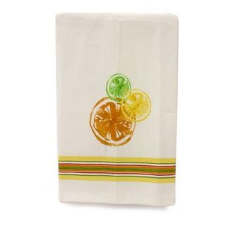 Beachcombers Vitamin Sea Print 100% Cotton Tea Towel in Beige at Nordstrom
