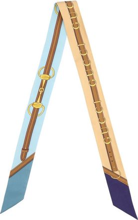 Gucci Printed Silk Twill Ribbon-Donna