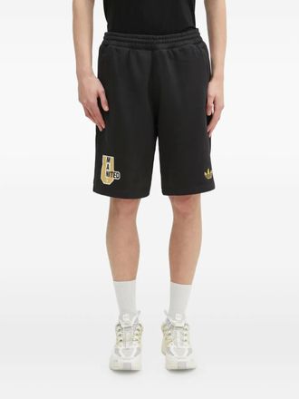 adidas united-logo shorts - men - Recycled Polyester/Cotton - L - Black