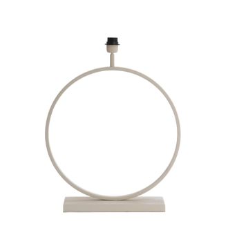 Light & Living L&aacute;mpara De Mesa - Liva - Beige - Metal - - Light&living
