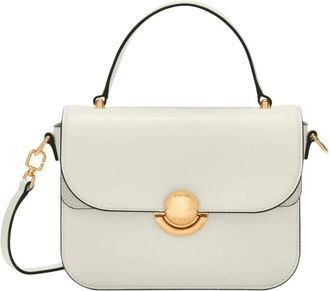 Furla Sfera Top Handle S - Dames - Handtassen - Wit - ONE Size - Leer - Tassen