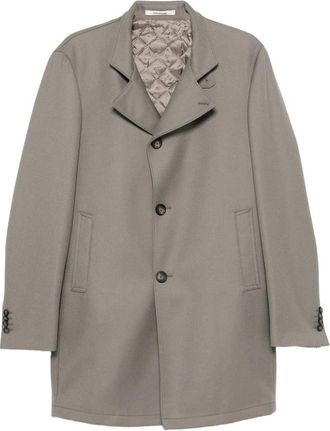 Tagliatore Gordon High-neck Button-up Coat