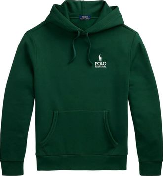 Polo Ralph Lauren Felpa con cappuccio e logo - Verde
