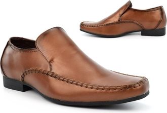 Generic Mens Formal Shoes Size 6 Boys Shoe Size 9 Work Shoes Mens Formal Shoe Loafers Loafer Comfort Work Slip On Sizes 6-12 Brown 12 UK