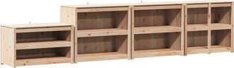 vidaXL Armario De Cocina De Exterior Meppel 4 Uds. Vidaxl