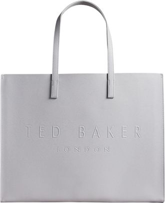 Ted Baker Sukicon Crosshatch East West Icon Bag Lt - Grey Light Grey
