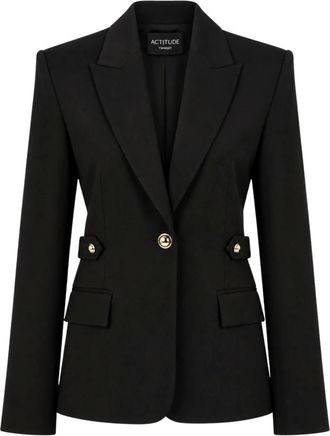 Twinset Giacca Actitude - Dames - Jassen - Zwart - Maat: L Denim