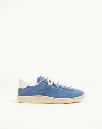 Valentino Garavani Sneaker Royco in denim Uomo DENIM 40.5
