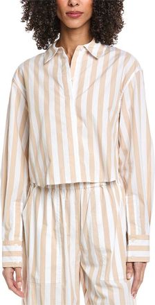 SIMKHAI Simkhai Renata Cropped Button Down Shirt