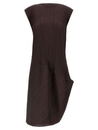 Pleats Please Issey Miyake Falten bitte Issey Miyake Midi Kleid