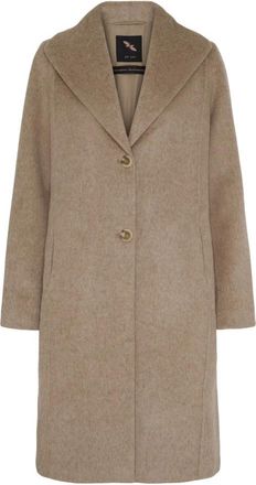 BTF-CPH Abrigo de Cachemira- Seda y Lana - Coats - Mujer - Beige - 2XL