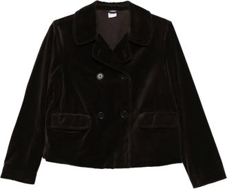 Aspesi Giacca doppiopetto in velluto - Marrone