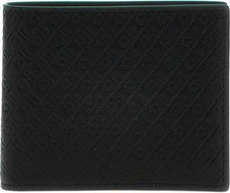 Ferragamo Black All Over Logo Wallet