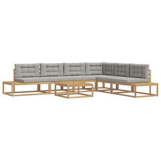 vidaXL Conjunto De Sof&aacute;s De Exterior Blanco 79 X 79 X 37 Cm Poli&eacute;ster Vidaxl