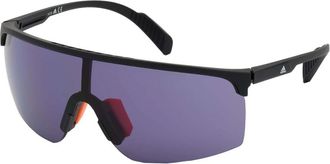 adidas Sp 0005 Zonnebril - Heren - Zonnebrillen - Zwart - ONE Size - Leer - Accessoires