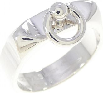 Herm&egrave;s Silver 925 Band Ring (Pre-Owned)